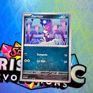 purrloin (114/182) - common — pokémon: paradox rift